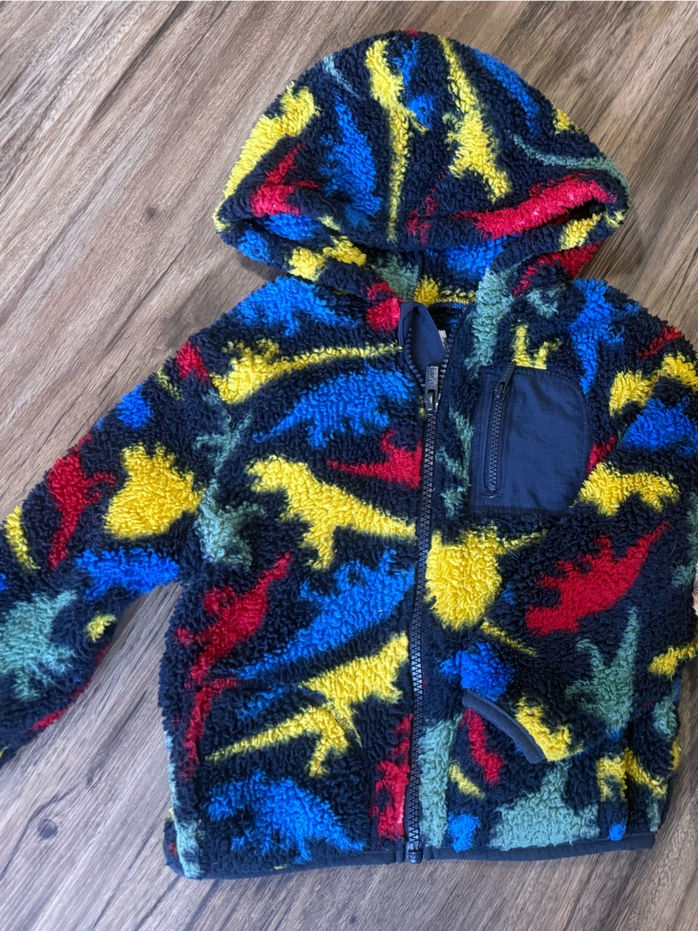 Toddler Sherpa Fall Jacket - Multicolor